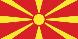 North Macedonia flag